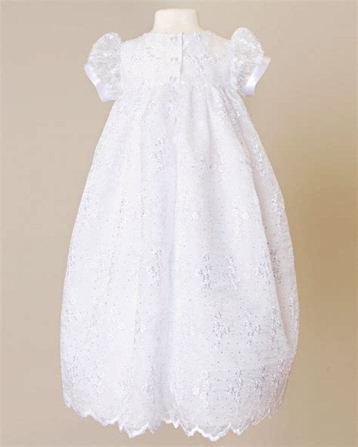 29" Lace Christening Gown,Baptism Outfit,Baptism and Christening Outfits, Dresses & Suits. — Blessed Celebration
