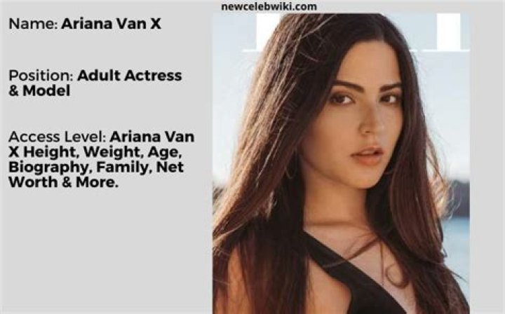Ariana Van X Biography, Wiki, Net Worth, Height, Weight & More