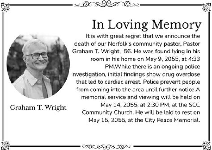 David Wilinski Obituary and Funeral, Covenant Generations Church Pastor