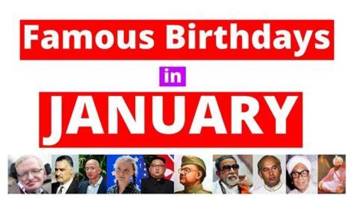 January 19 Birthdays Of Famous People 