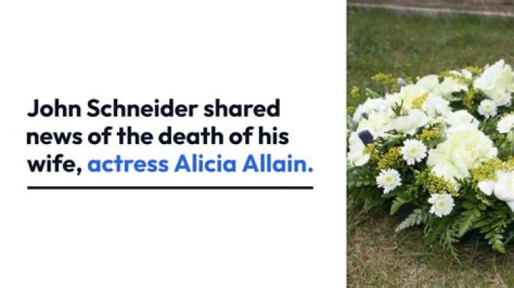 John Schneider Wife; How Did Alicia Allain Die? Alicia Allain Cause Of Death