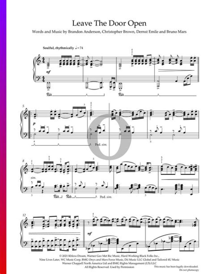 Lyrics Leave the door open | Leave The Door Open Lyrics Meaning, 7 facts