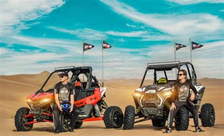 Madelyn Cline Rides Dune Buggies in Dubai Wearing Bikini Top — Celebwell