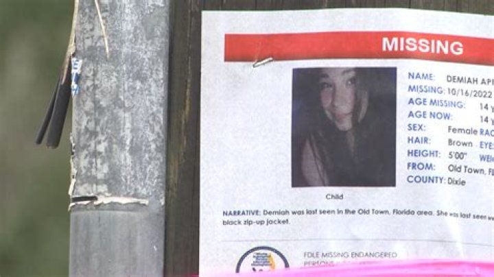 Missing Demiah Appling Found Dead
