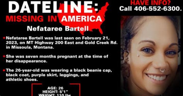 Missing Pregnant Nefataree Bartell Found Dead