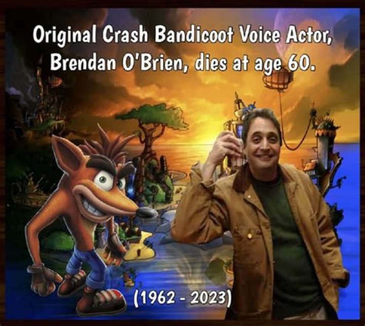 Original Crash Bandicoot voice actor Brendan O’Brien Cause of Death