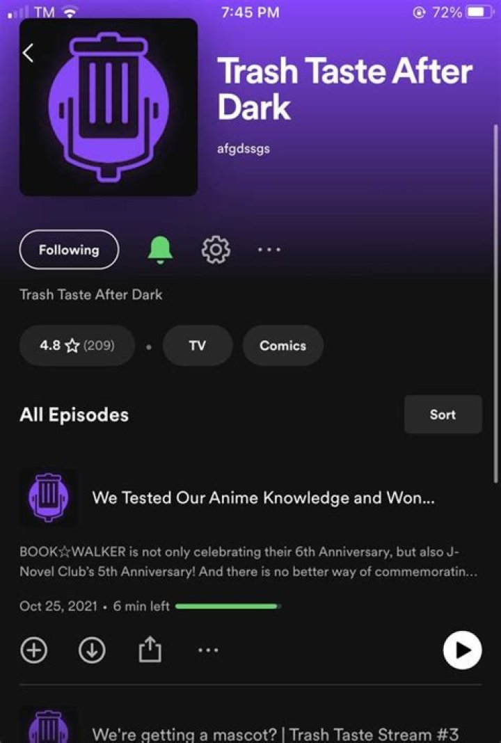 Trash Taste After Dark video statistics