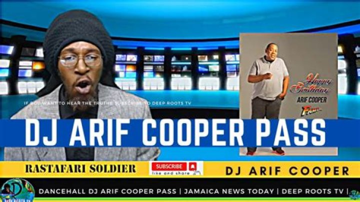 Who was DJ Arif Cooper? DJ Arif Cooper Cause of Death, Jamaican Musician and FAME FM DJ